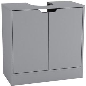 Bathroom Sink Cabinet with Full Pedestal - White