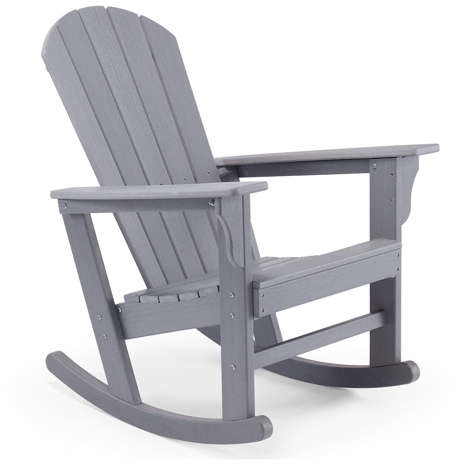 Adirondack Rocking Chair For Garden - Grey 1