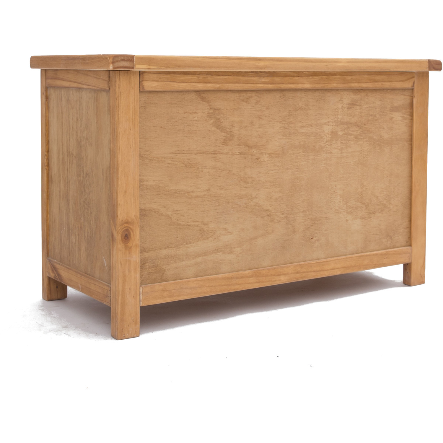 Lugo Ottoman - Antique Wax Finish - Brown