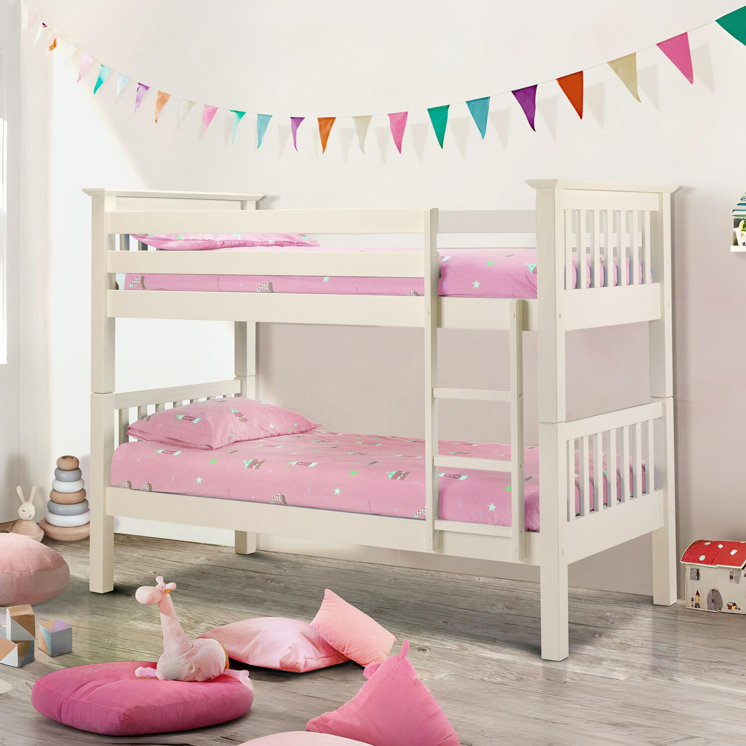 Julian Bowen Barcelona Bunk Bed - White