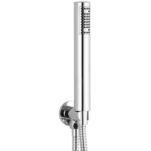 Shower Head - Round Outlet Elbow with Wall Bracket and Handset