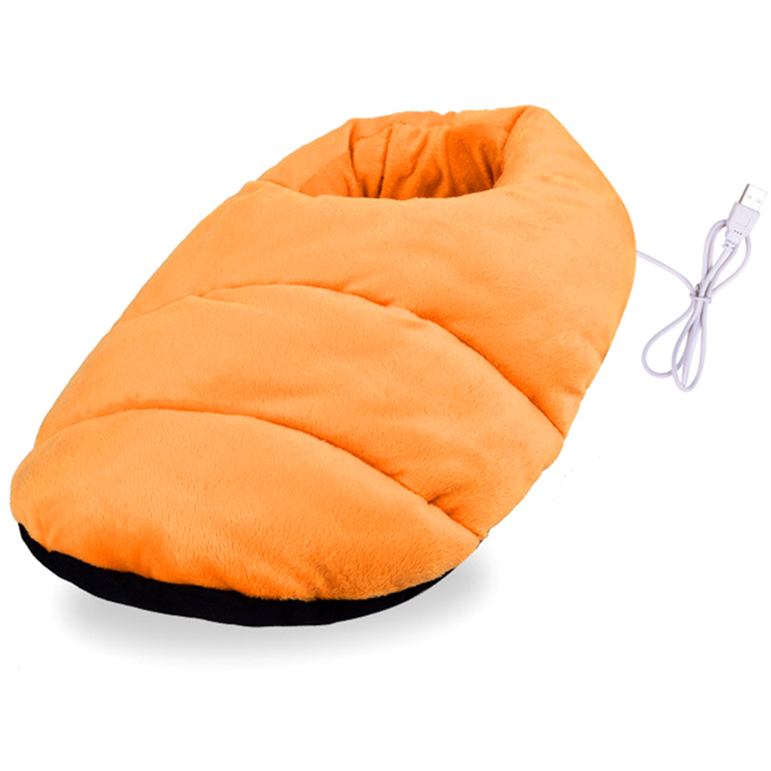 USB Charging Instant Heated Foot Warmer - Orange