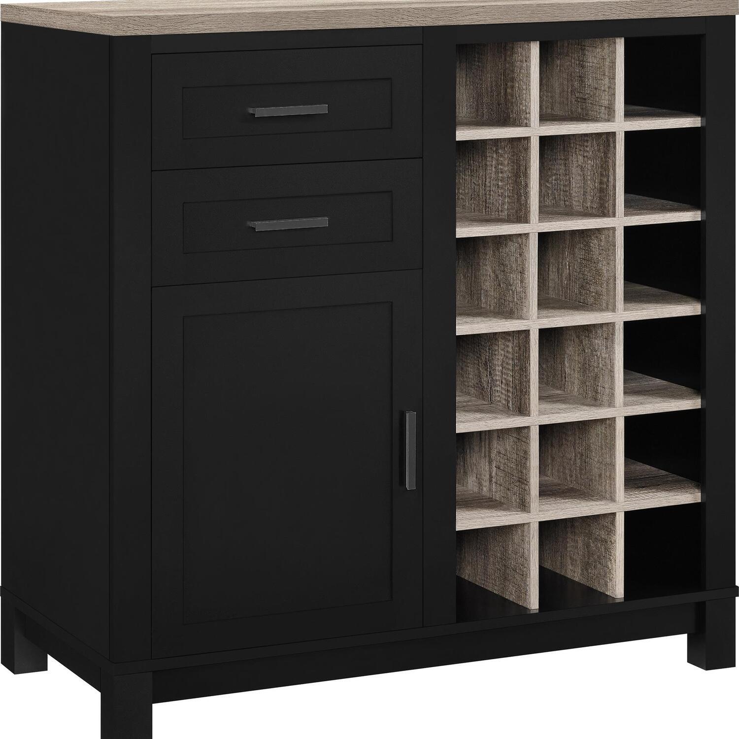 Bar Cabinet For Wine - Black