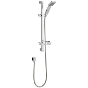 Shower Adjustable Slide Rail Kit with Soap Tray and Single-Mode Shower Handset
