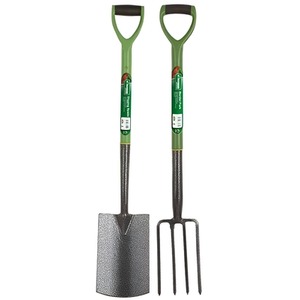 Carbon Steel Garden Fork  Spade Set