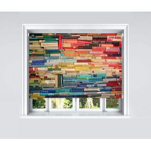 Books Blackout Roller Blinds Easy Fit Child Safety Included