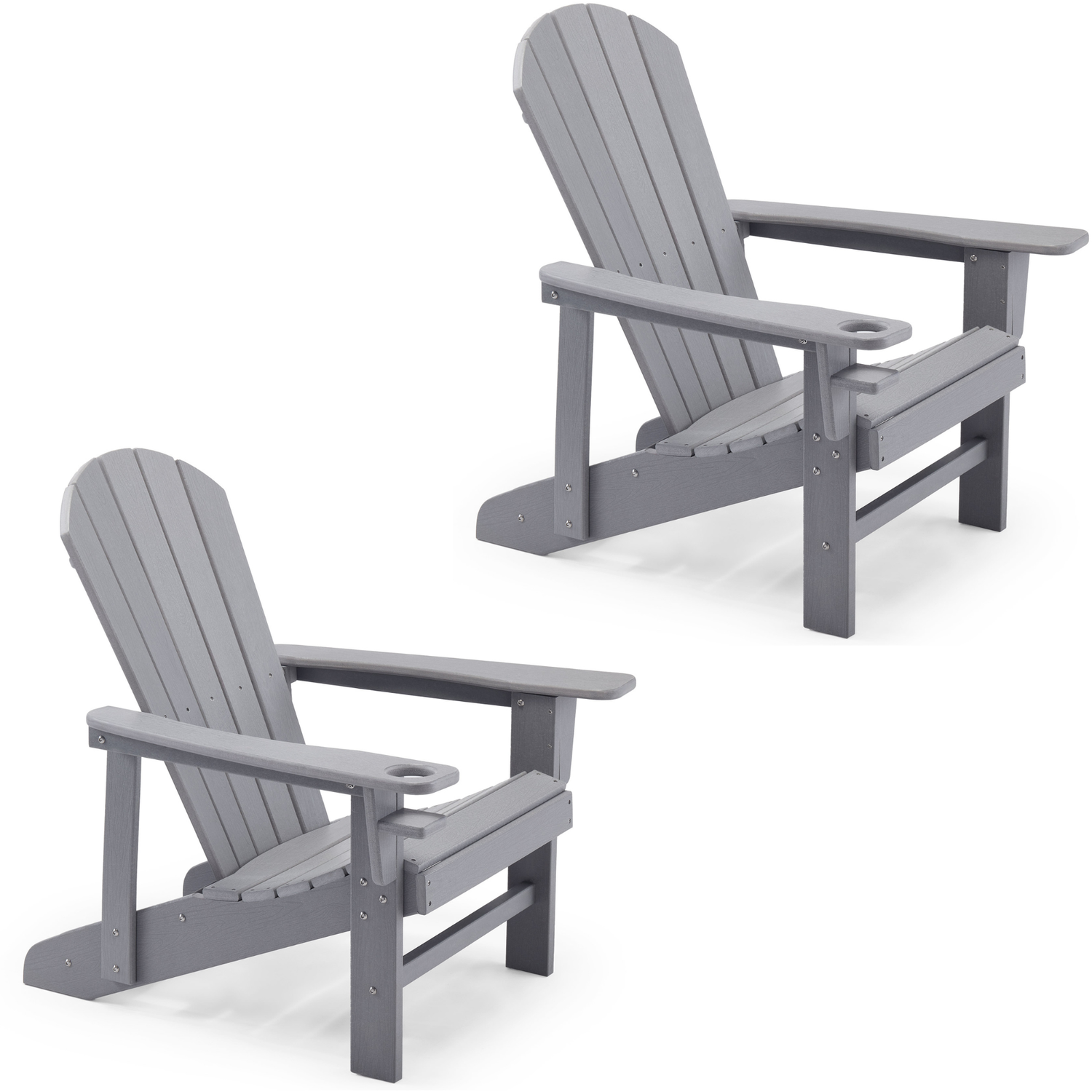 Garden Adirondack Chair Waterproof - Grey 2