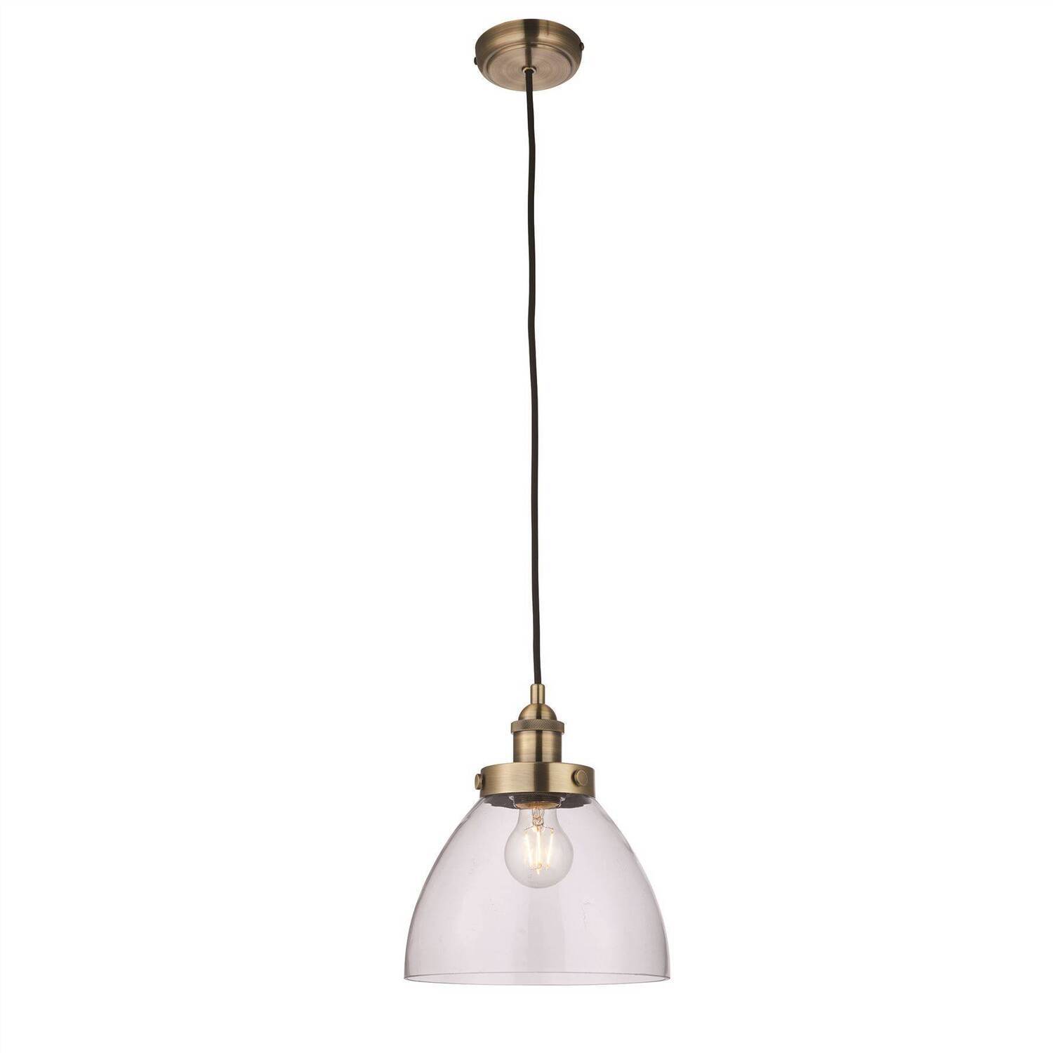 Pagazzi Light Hansen Small Pendant Ceiling Antique Brass - Image 7