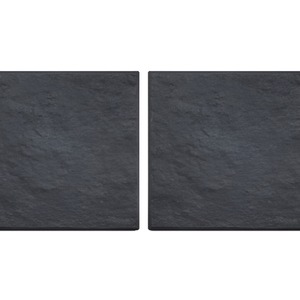 Grey Slate Recycled Rubber Stepping Stomp Stone - 30 x 30cm