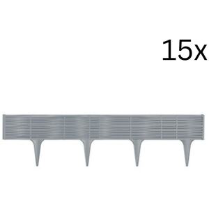 Plastic Garden Border - Orange - Set of 10