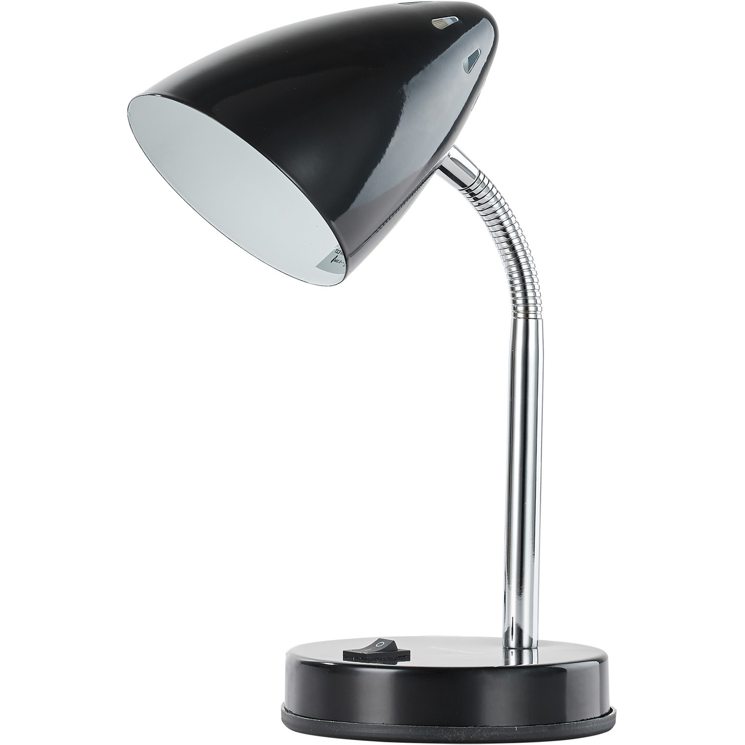 Image of Adjustable Cone Desk Lamp - Black