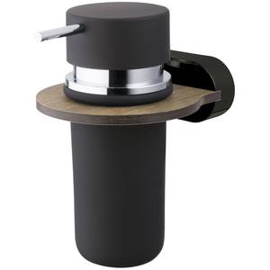 Matte BlackBrown Liquid Soap Dispenser Tank Wall Mounted