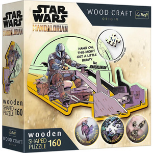 Trefl The Mandalorian Reunite Wooden Puzzle - 160 Pieces