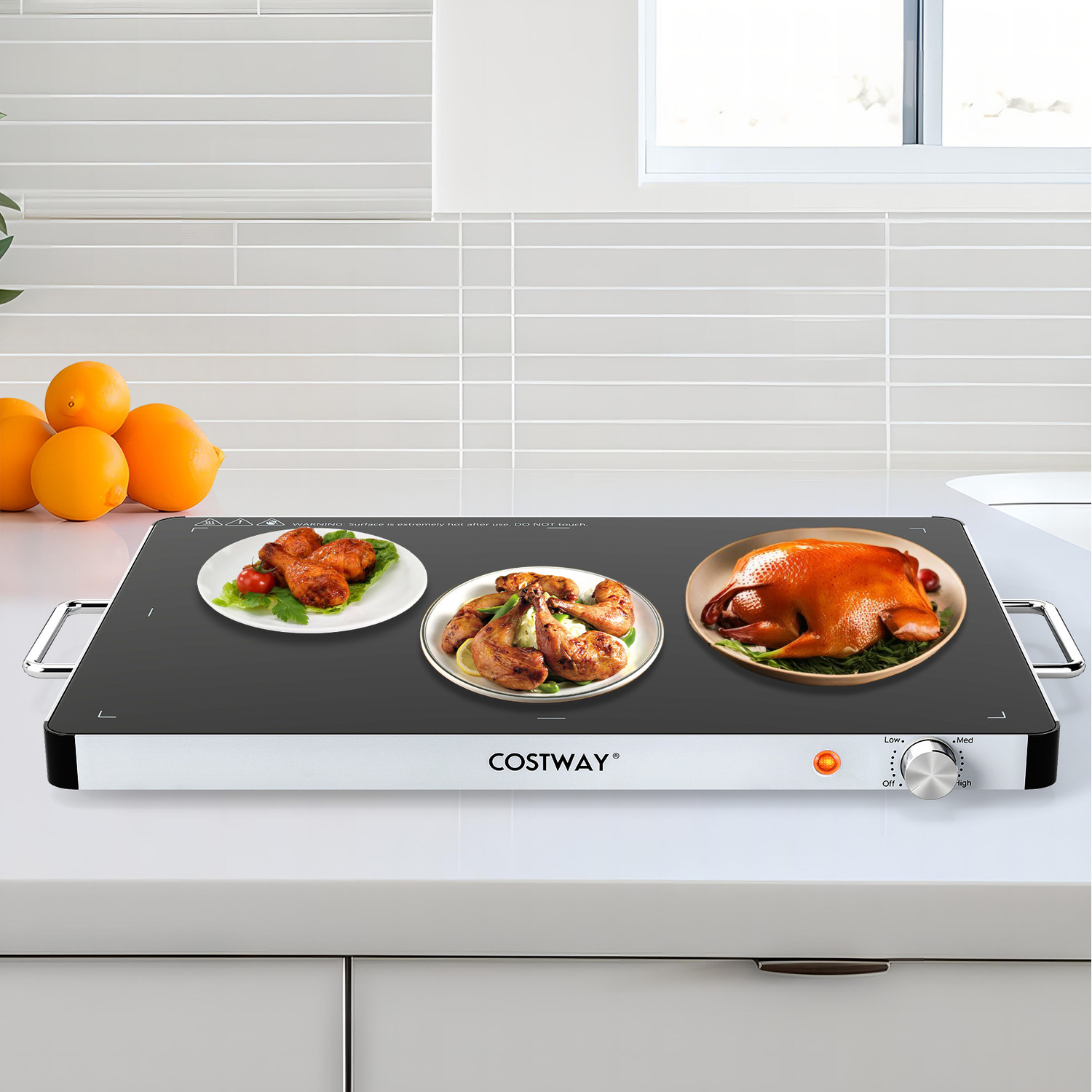 Image of Electric Warming Tray - Black