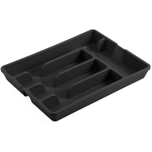 7-Section Extendable Plastic Cutlery Tray Kitchen Drawer Insert Organiser Holder