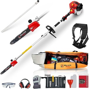 BU-KO 52cc Long Reach Petrol Pruner Saw 3pole Toolbag