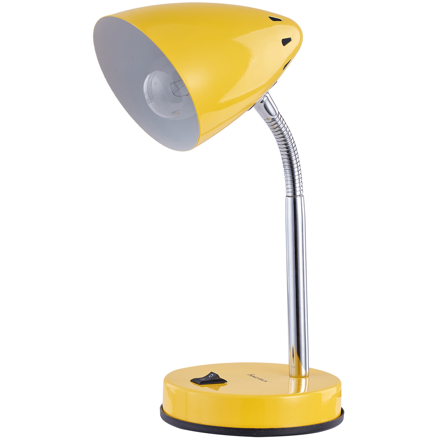 Image of Adjustable Cone Desk Lamp - Yellow