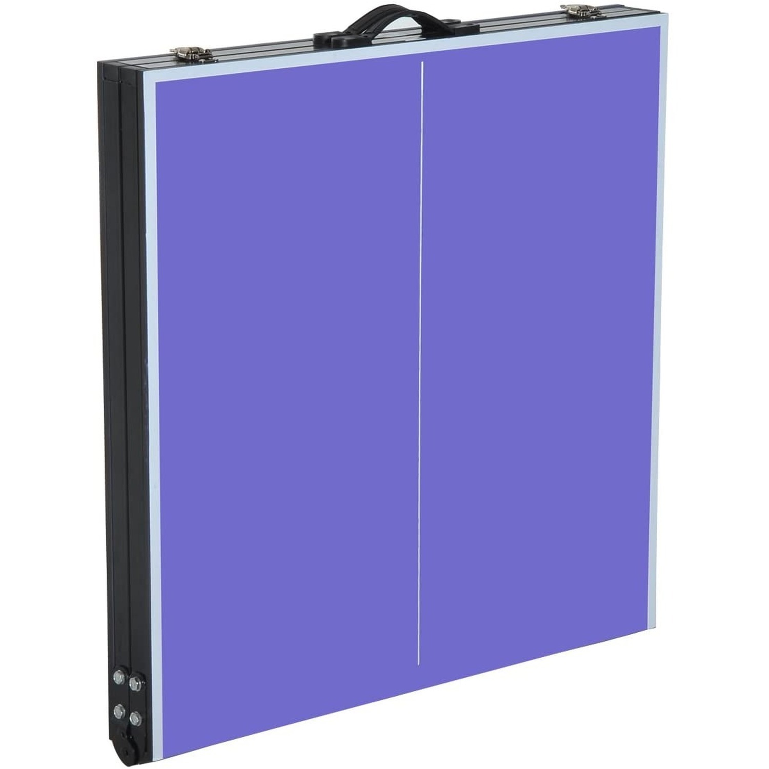 HOMCOM Folding Table Tennis - Purple