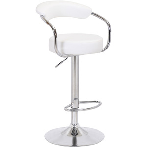 Zenith Kitchen Bar Stool, Single, Adjustable Gas-Lift, Comfortable Padded Seat