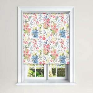 Kew Coral  Olive Blackout Roller Blinds Easy Fit Child Safety Included
