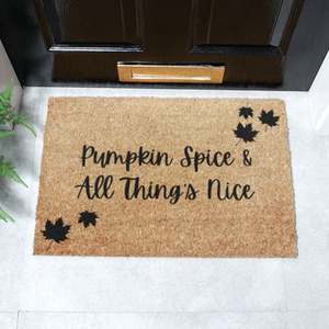 Pumpkin Spice and All Things Nice Doormat