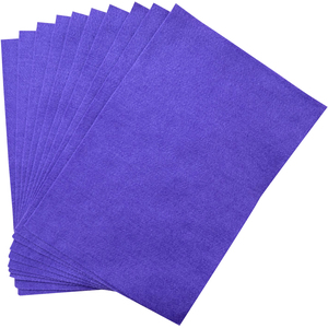Pack of 10 A4 Purple Coloured Felt 180gsm Sheets