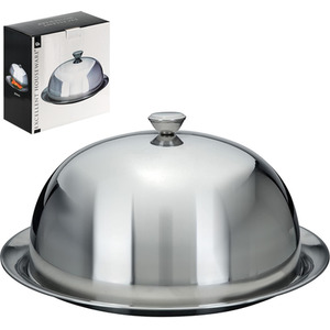 Food Cover Dome Plate Restaurant Cloche Serving Dish Bell Jar