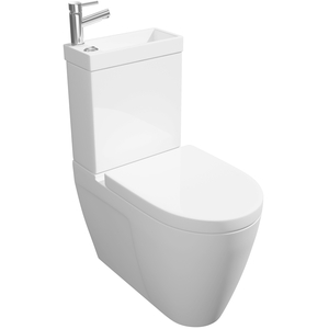 Combo Rimless Toilet  Basin Set