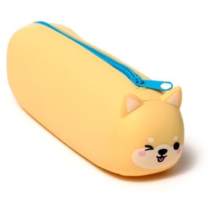 Kids Silicone Dog Pencil Case School Supplies