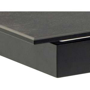 Perth 200cm Ceramic Extendable Dining Table with Industrial Metal Legs