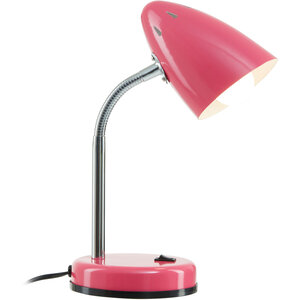 Flexi Pink Gloss Desk Lamp
