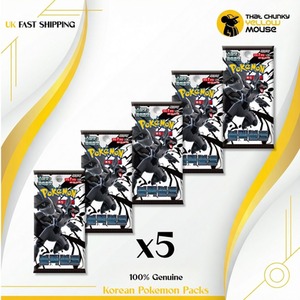 Pokemon Black Bolt Booster Box Pokemon Cards Korean 5 Packs