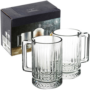 Glass Mugs Coffee Tea Latte Cappuccino Cups - 310ml