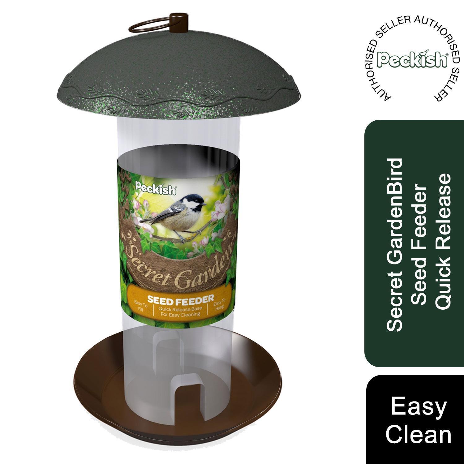 Peckish Secret Garden Bird Seed Feeder - Buy 1