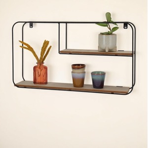 Floating Shelves Hanging Shelf Display Rack Organiser Wall Mounted