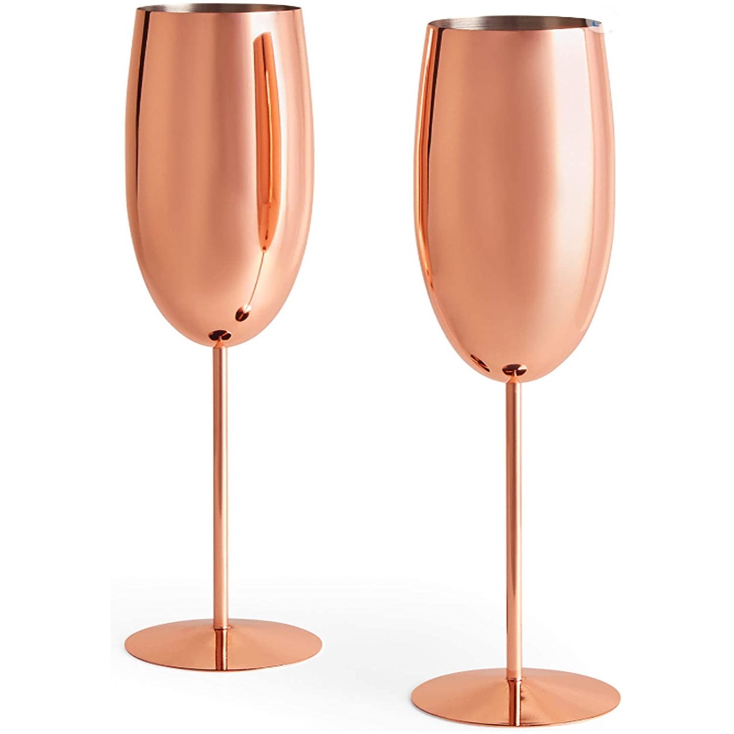 Image of Set Of 2 Copper Stainless Steel&hellip;