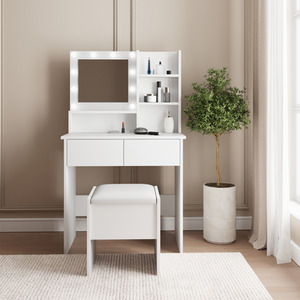 Eva LED Dressing Table Set