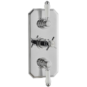 Concealed Triple Thermostatic Shower Mixer Valve With Two Way Diverter