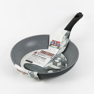 Forgecross 24cm Non-Stick Aluminium Frying Pan (Black)