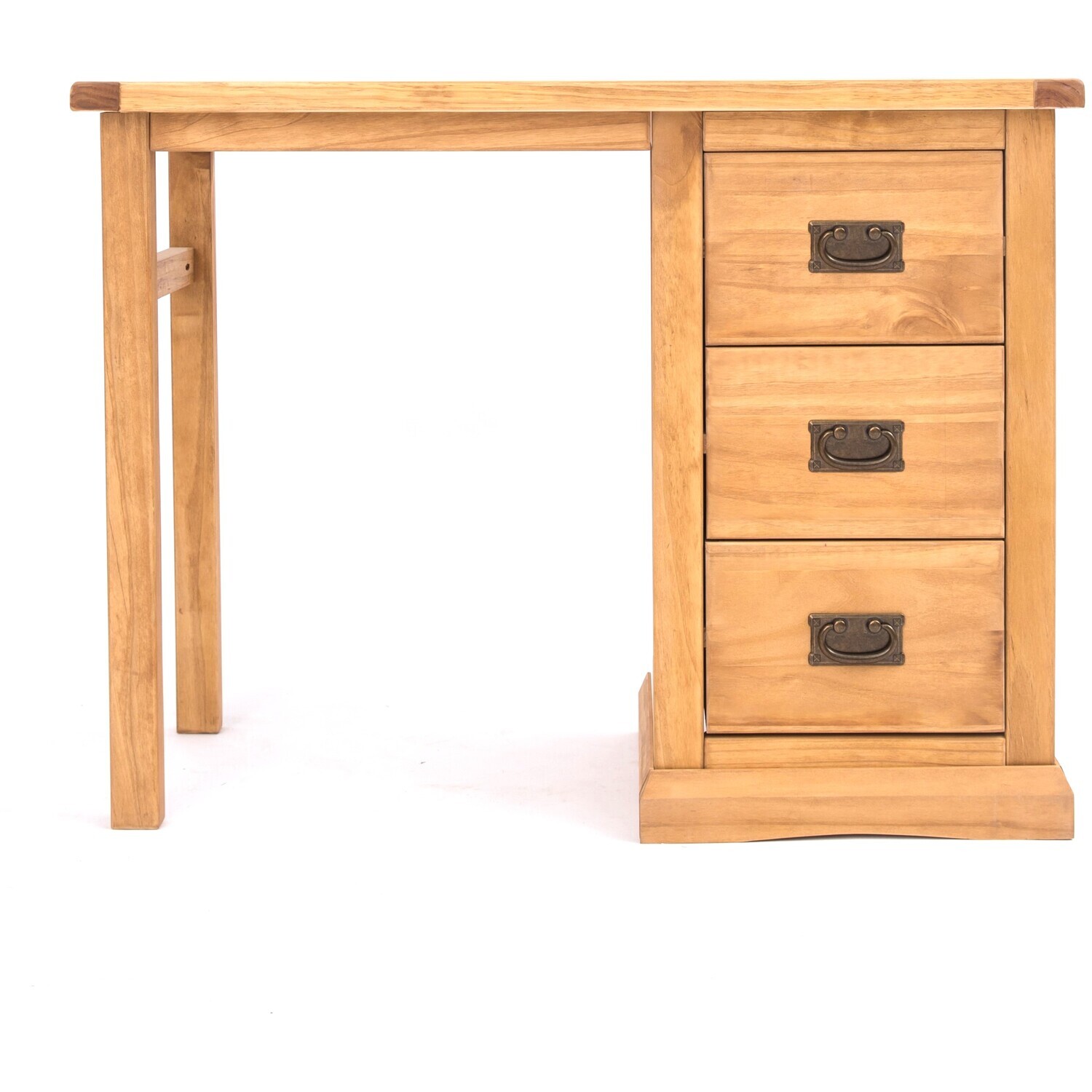 Lucca 3 Drawer Dressing Table - Brown