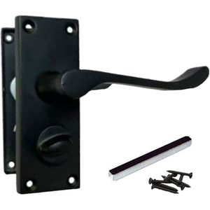 Victorian Scroll Lever Privacy Lock Door Handles