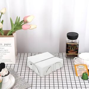 Serviette Holder with Weight - Silver