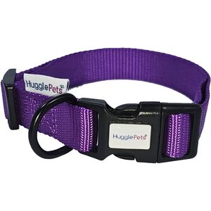 HugglePets Purple Small 20 - 30cm Snappy Weatherproof Dog Collar