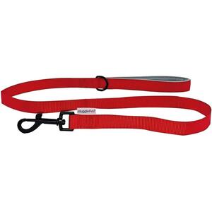 HugglePets Red 1m x 1.9cm Padded Dog Lead