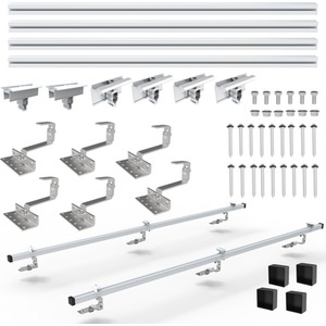 solar panel bracket 2-piece mounting set tiled roof mounting