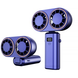USB Charging Handheld Dual Fan