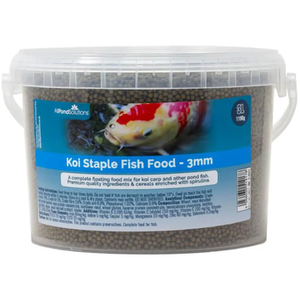 AllPondSolutions Koi Staple Pond Food 3mm Pellets - 1190g