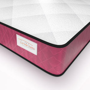 Twinkle Sleep Kids Coil & Memory Foam Mattress, Pink Side