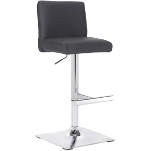 Snella Breakfast Bar Stool, Chrome Footrest, Adjustable Swivel Gas Lift