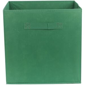Fabric Cube Boxes x4 - Storm Blue